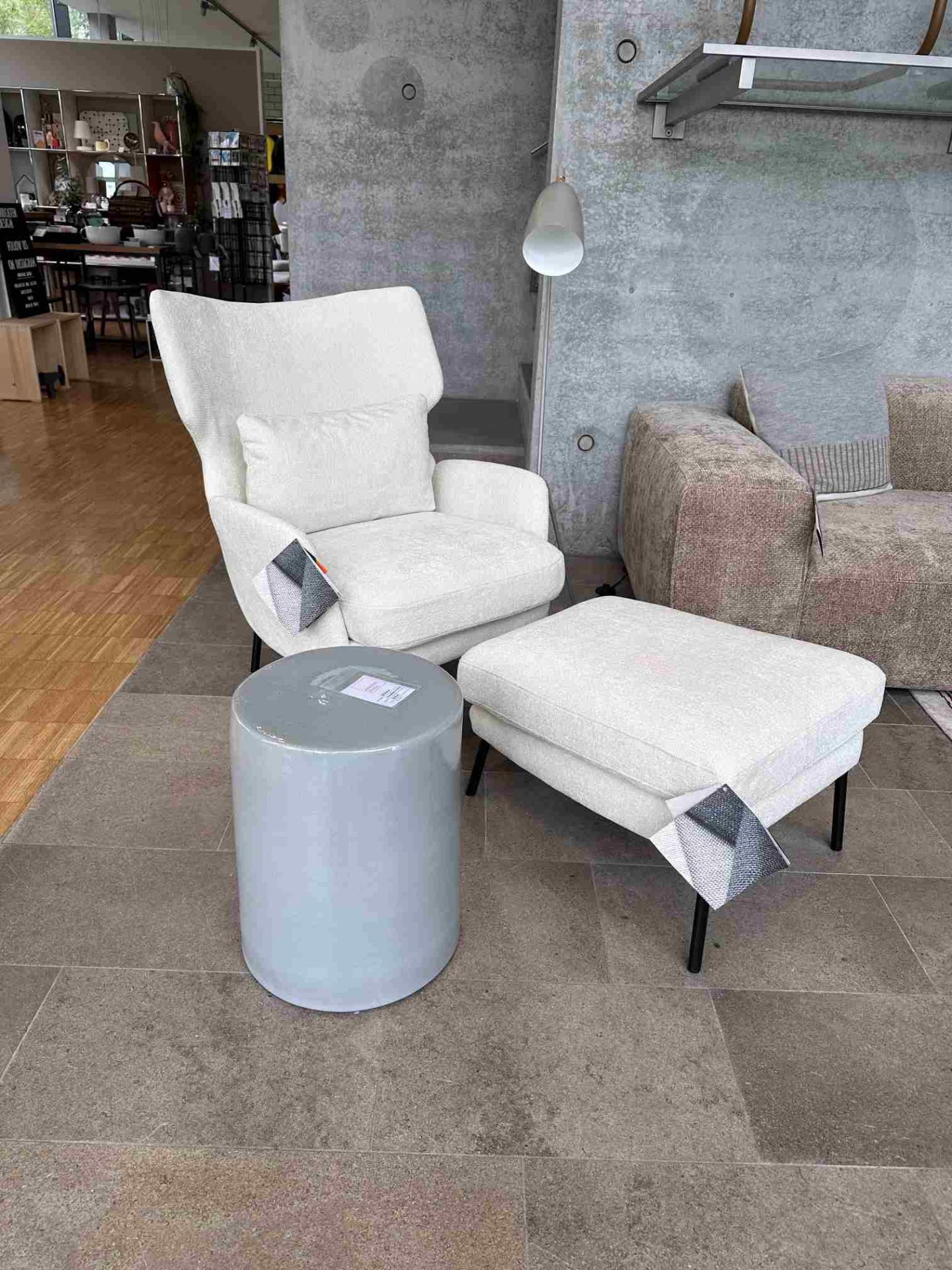 Seatrelax armchair & ottoman house model ed design