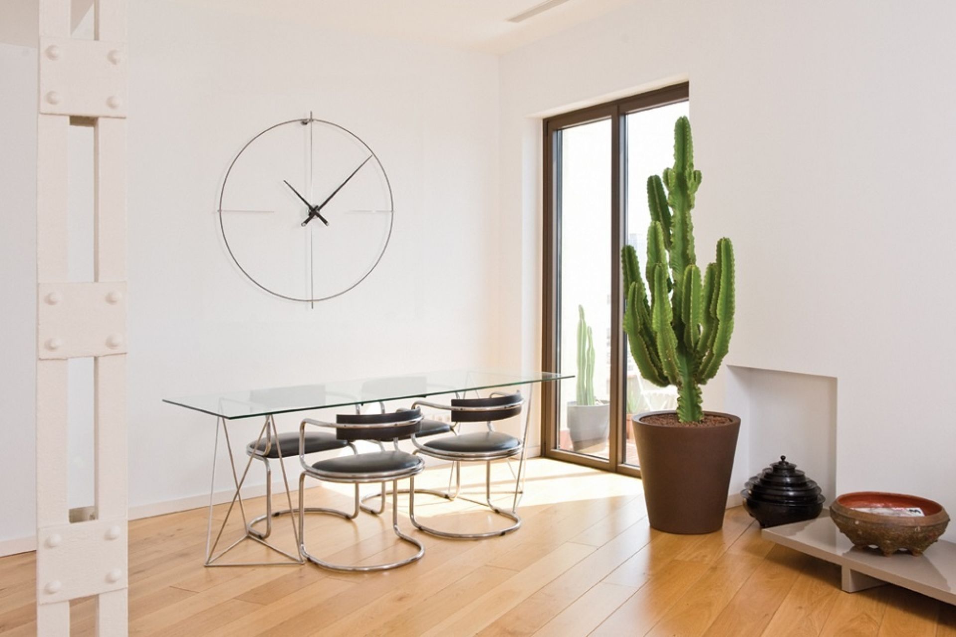 Bilbao N/ L Wall Clock nomon
