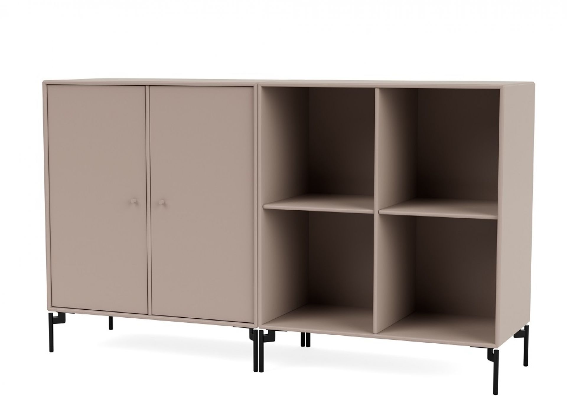 Pair Sideboard B Montana Mushroom black