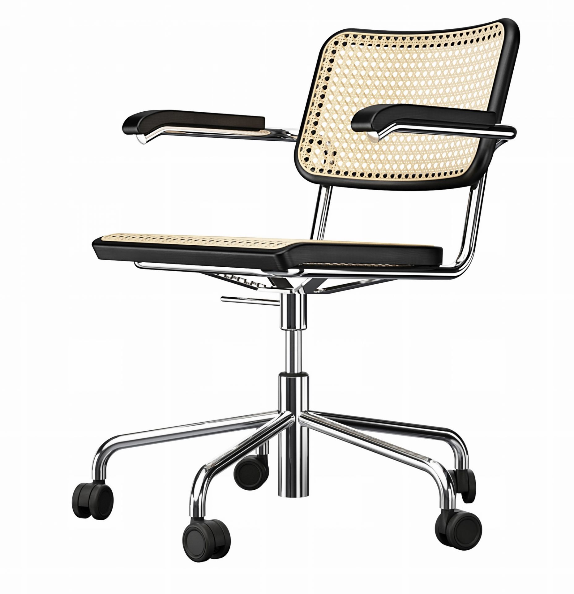 S 64 VDR Atelier Swivel Chair steel pipe Thonet