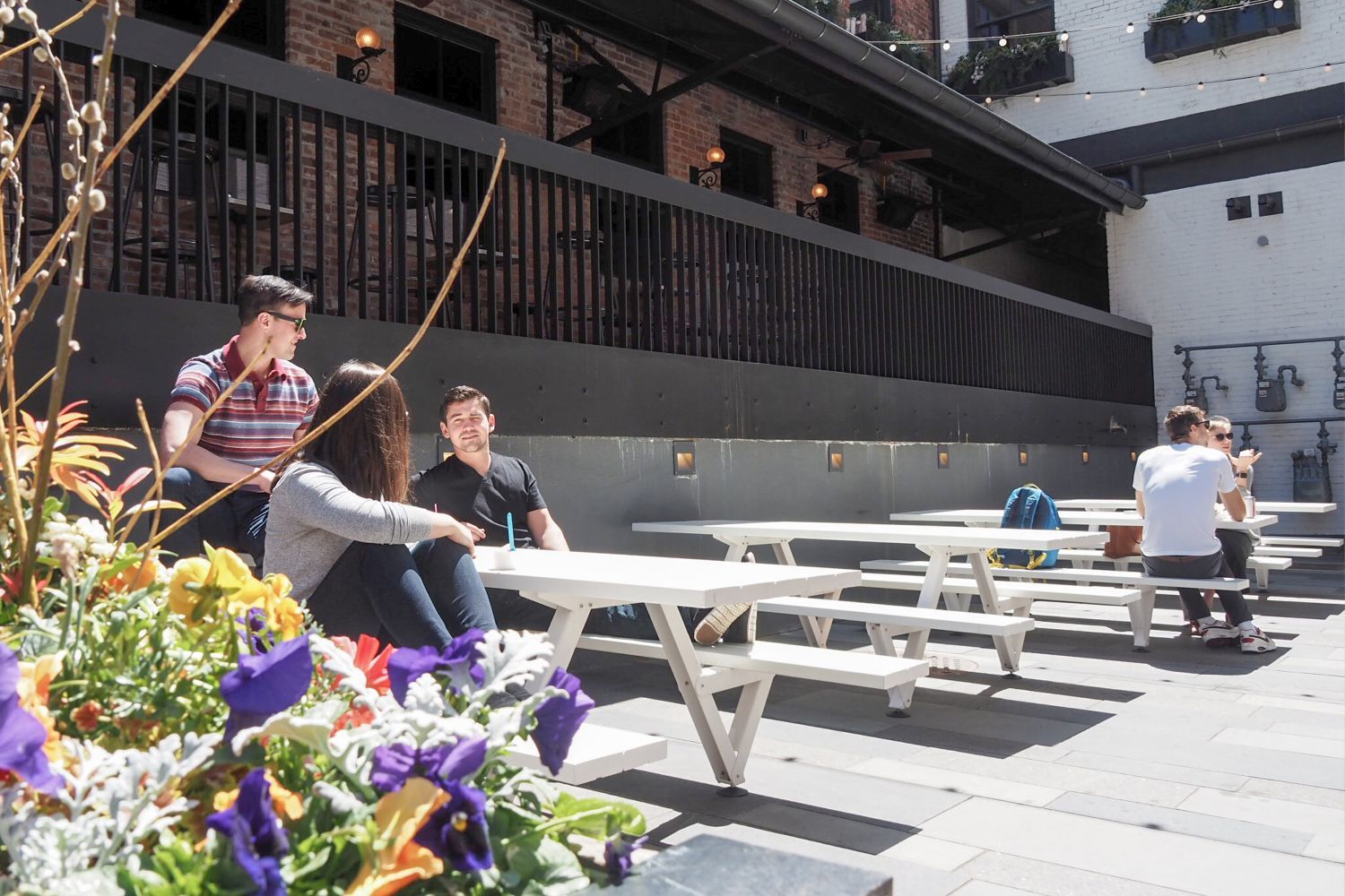 Marina Picnic Table with Benches Outdoor Extremis