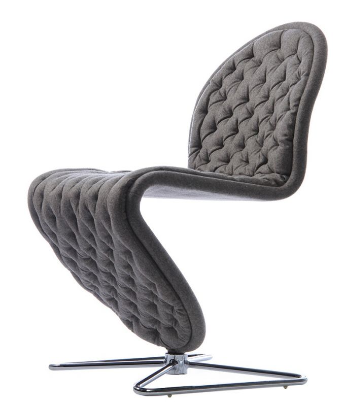 System 1-2-3 Dining Chair Deluxe Frame Butterfly Chair Verpan 