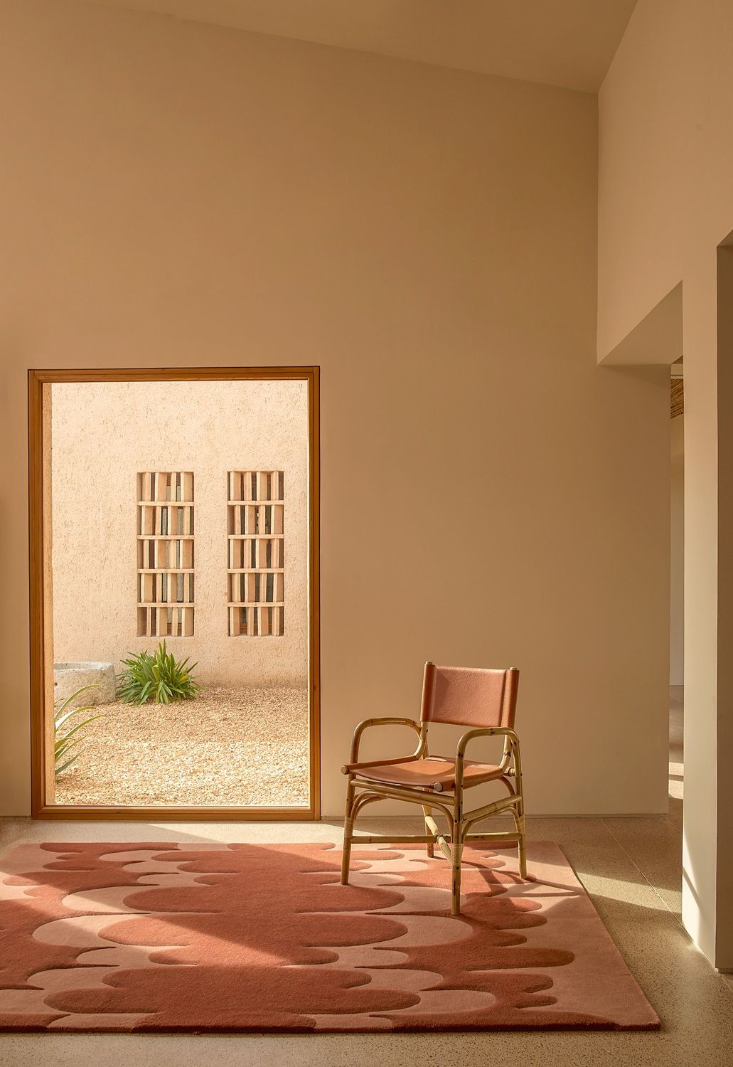 Lucia Eames Echo Carpet Terracotta Nanimarquina