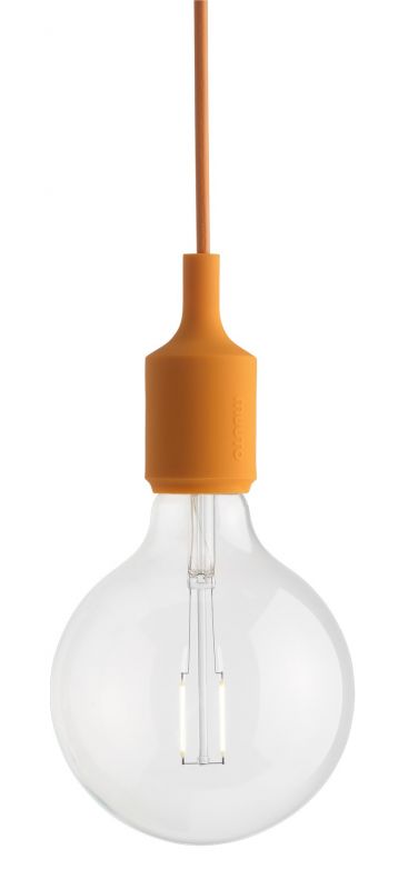 E27 Socket lamp Pendant light LED Muuto Light Orange