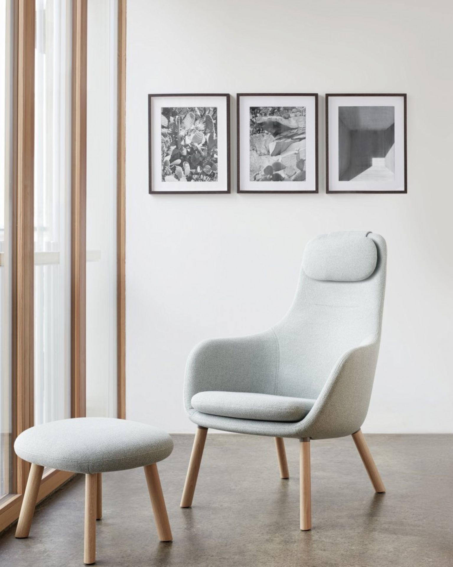 Hal Lounge Chair Armchair + Ottoman Vitra Hal Lounge Chair Armchair + Ottoman Vitra
