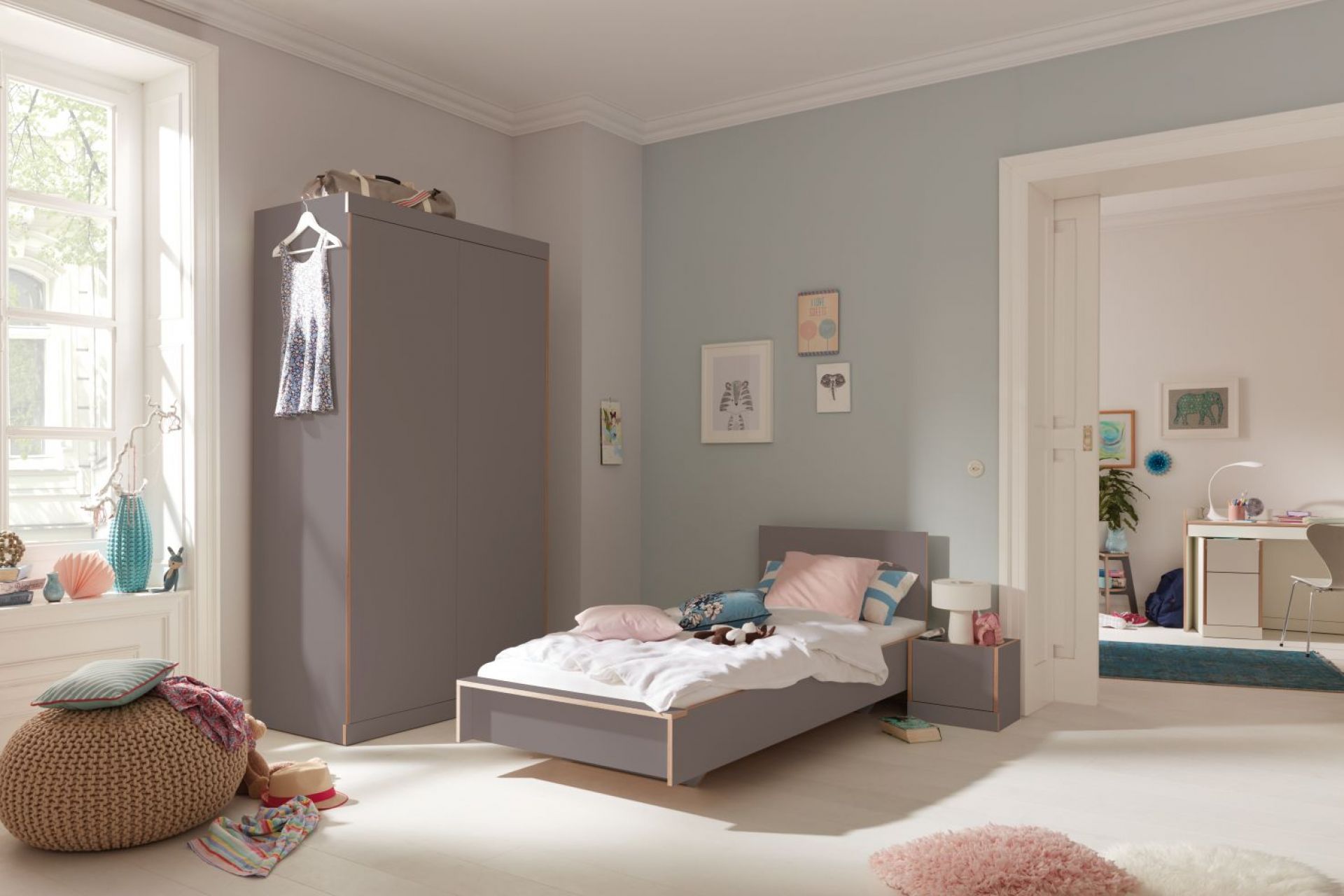 Flai Bed white Müller Möbelwerkstätten
