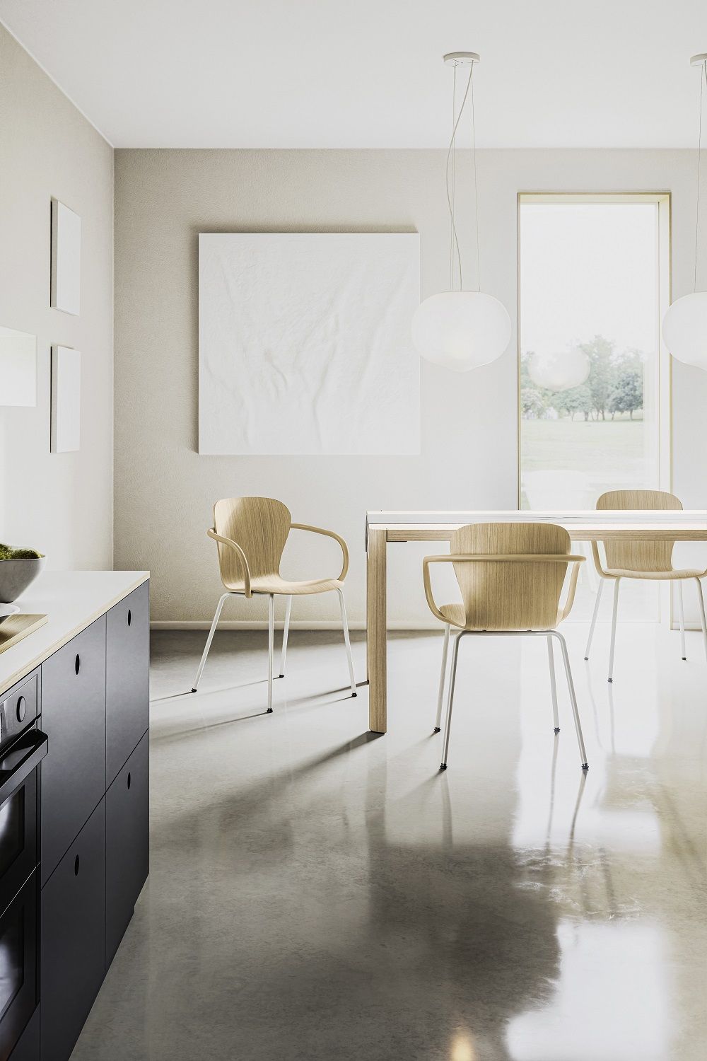 S 220 F Chair with armrest Thonet