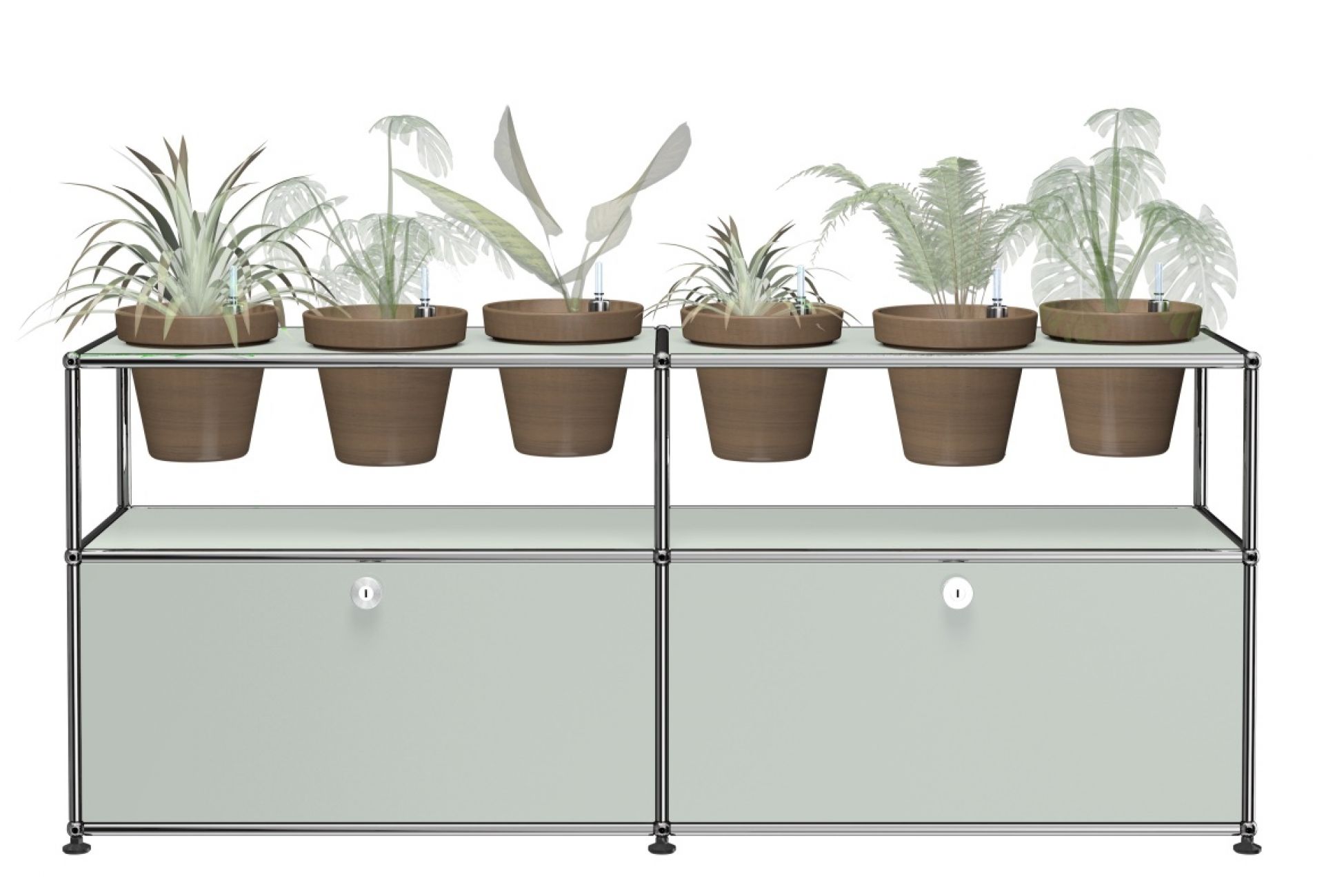 Plant worlds Sideboard Configuration 2 USM Haller Light grey