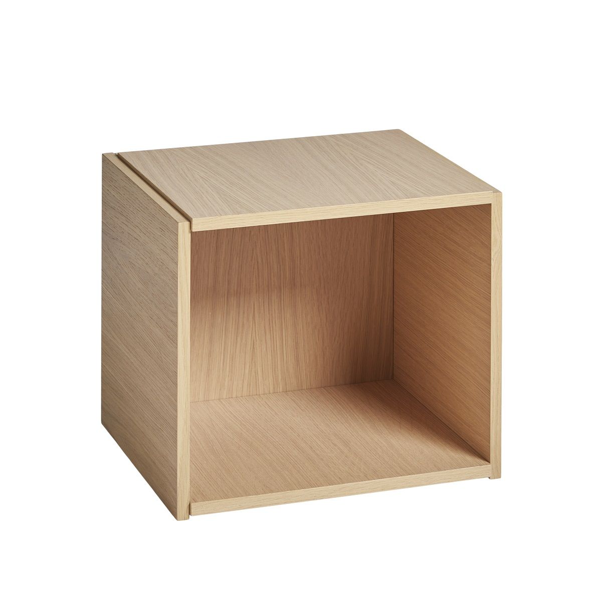 Bricks Cube Open Shelf Woud