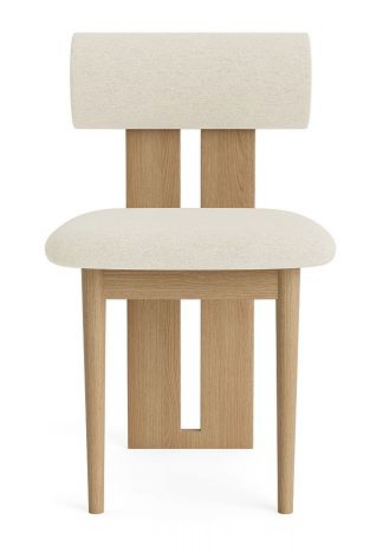 Hippo Chair Natural Oak Barnum Bouclé 24 Norr11