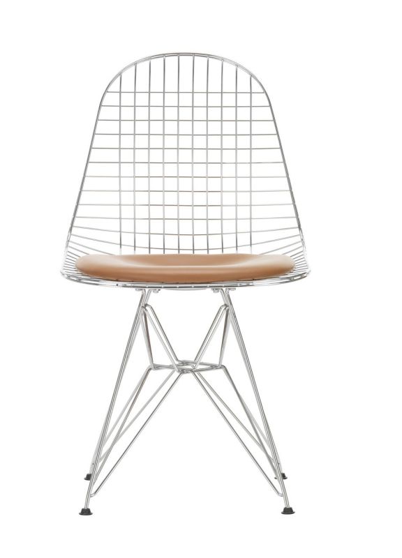 DKR-5 Wire Chair Chair with Seat Cushion Vitra