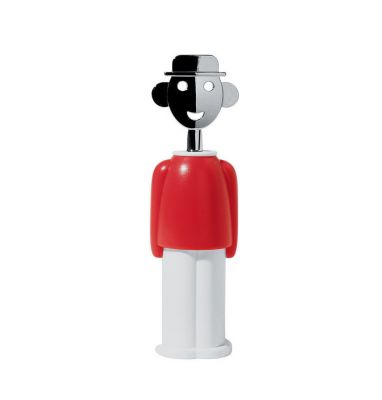 Alessandro M. Corkscrew red and white Alessi