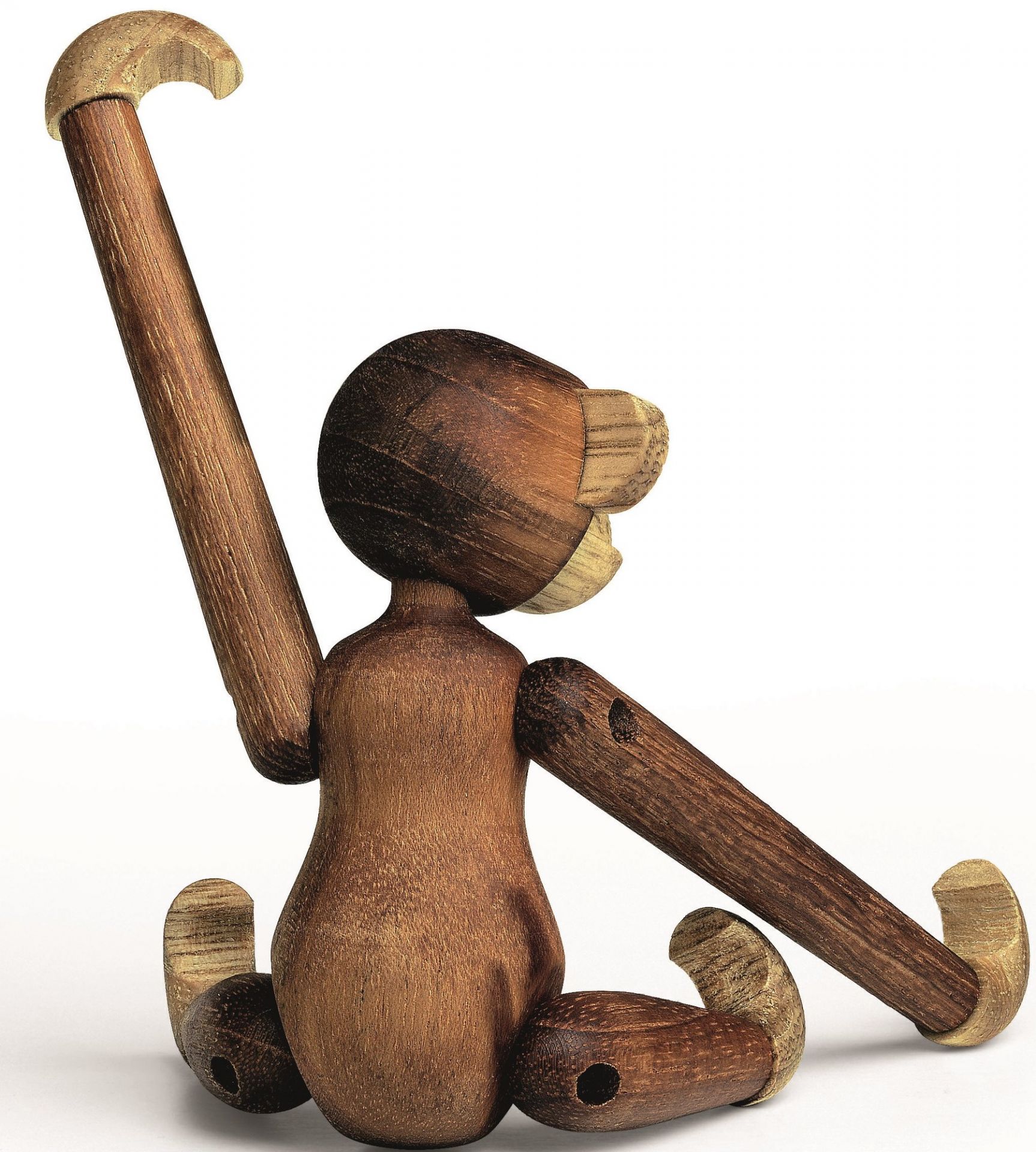 Monkey mini wooden figure teak Kay Bojesen