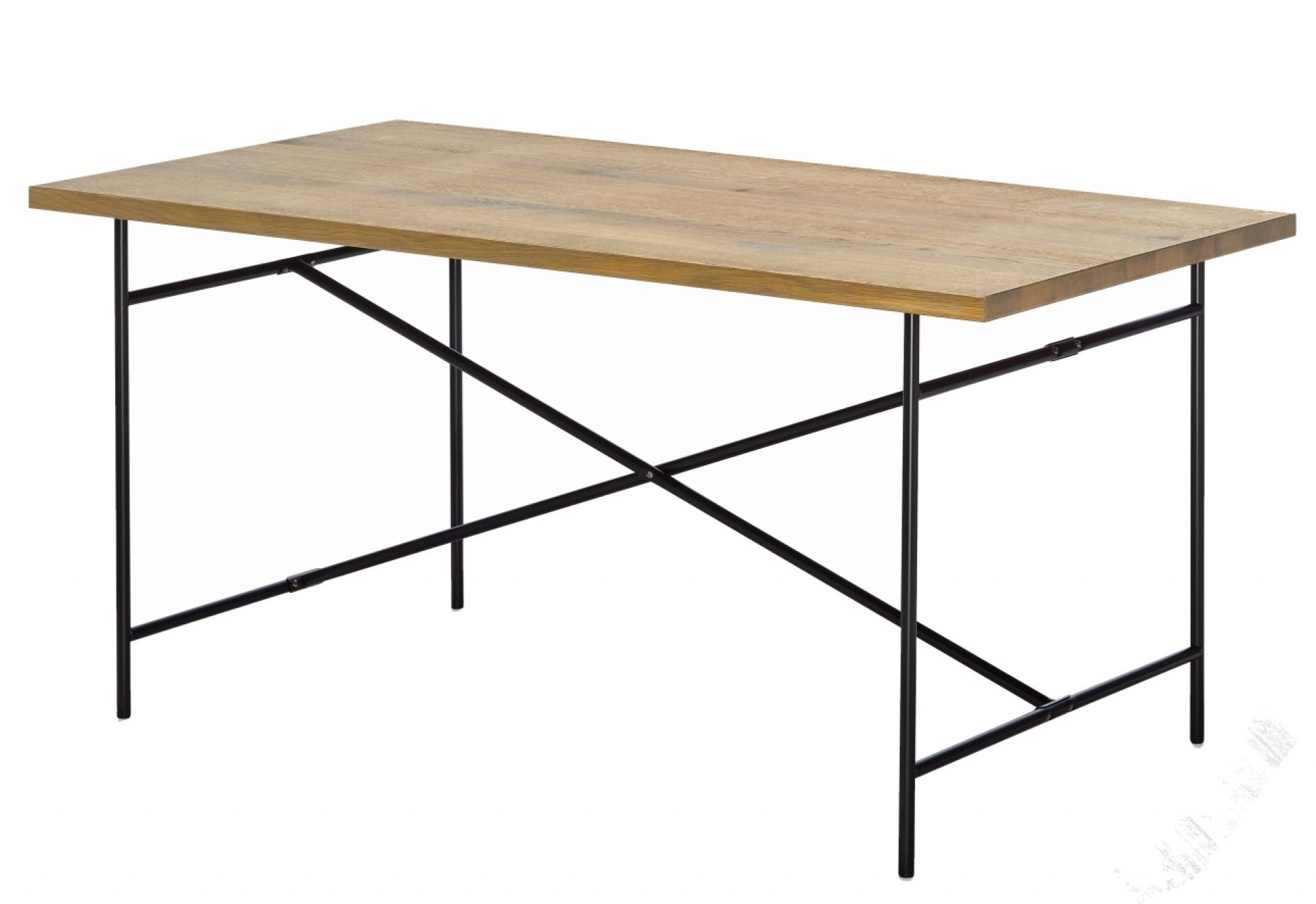 Eiermann 2 table frame COLOURFUL 100x78 cm / WHITE RAL 9010, CROSS BAR SHIFTED TO THE REAR FOR WORK TABLES Richard Lampert SINGLE PIECES 
