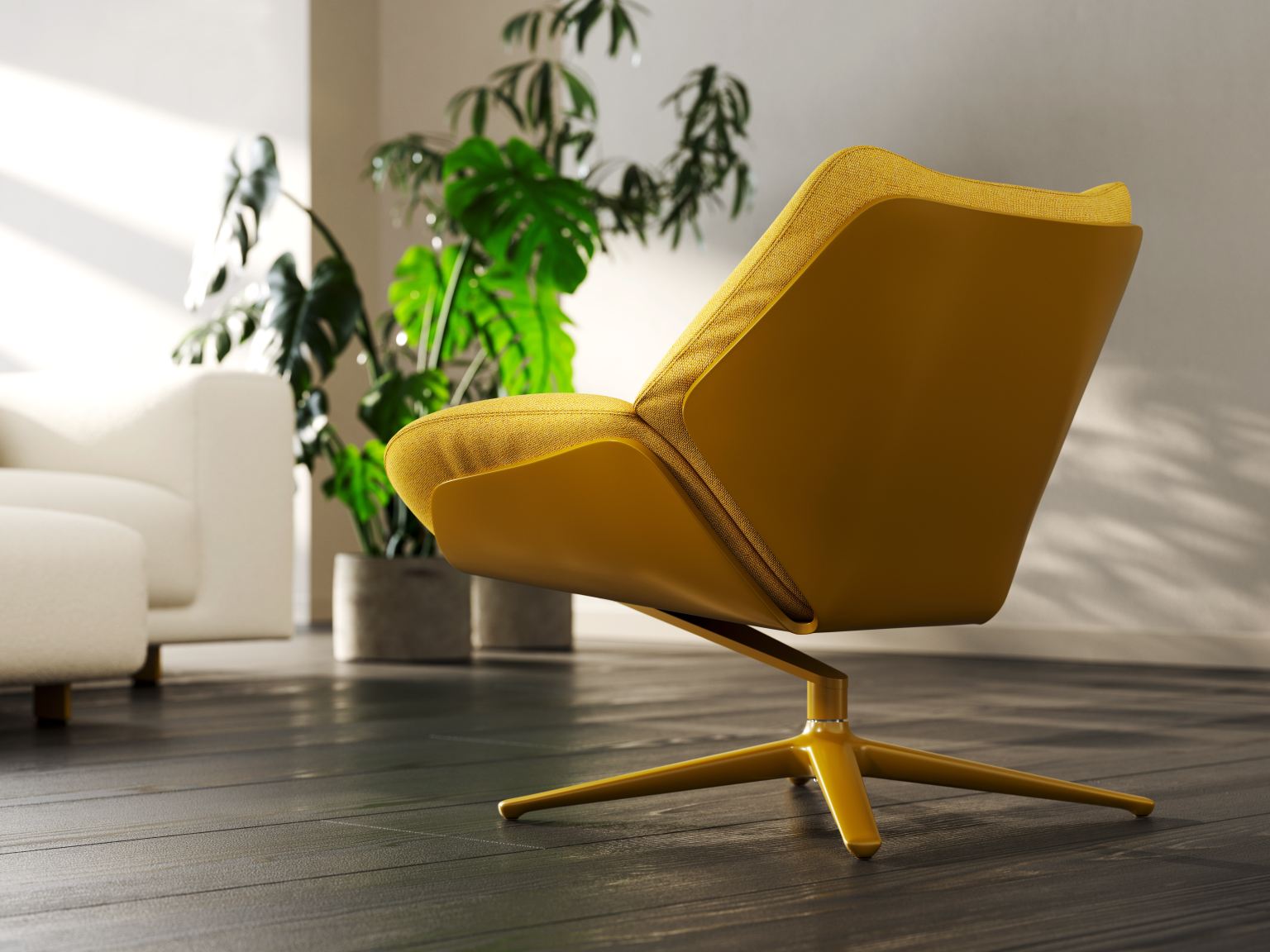 Shrimp 23 Cocktail Chair Swivel Cor