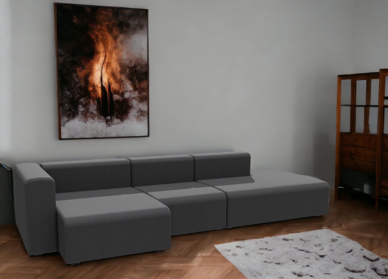 Mags Sofa 3 Seater Combination 4 Hay