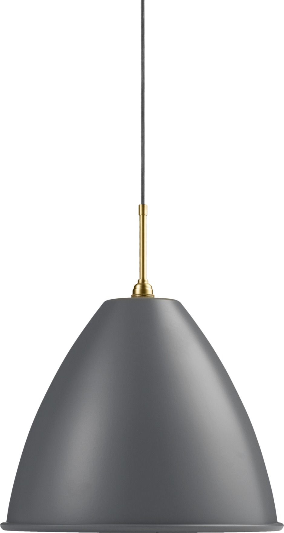 Bestlite BL 9 L pendant luminaire Grey / Brass Gubi