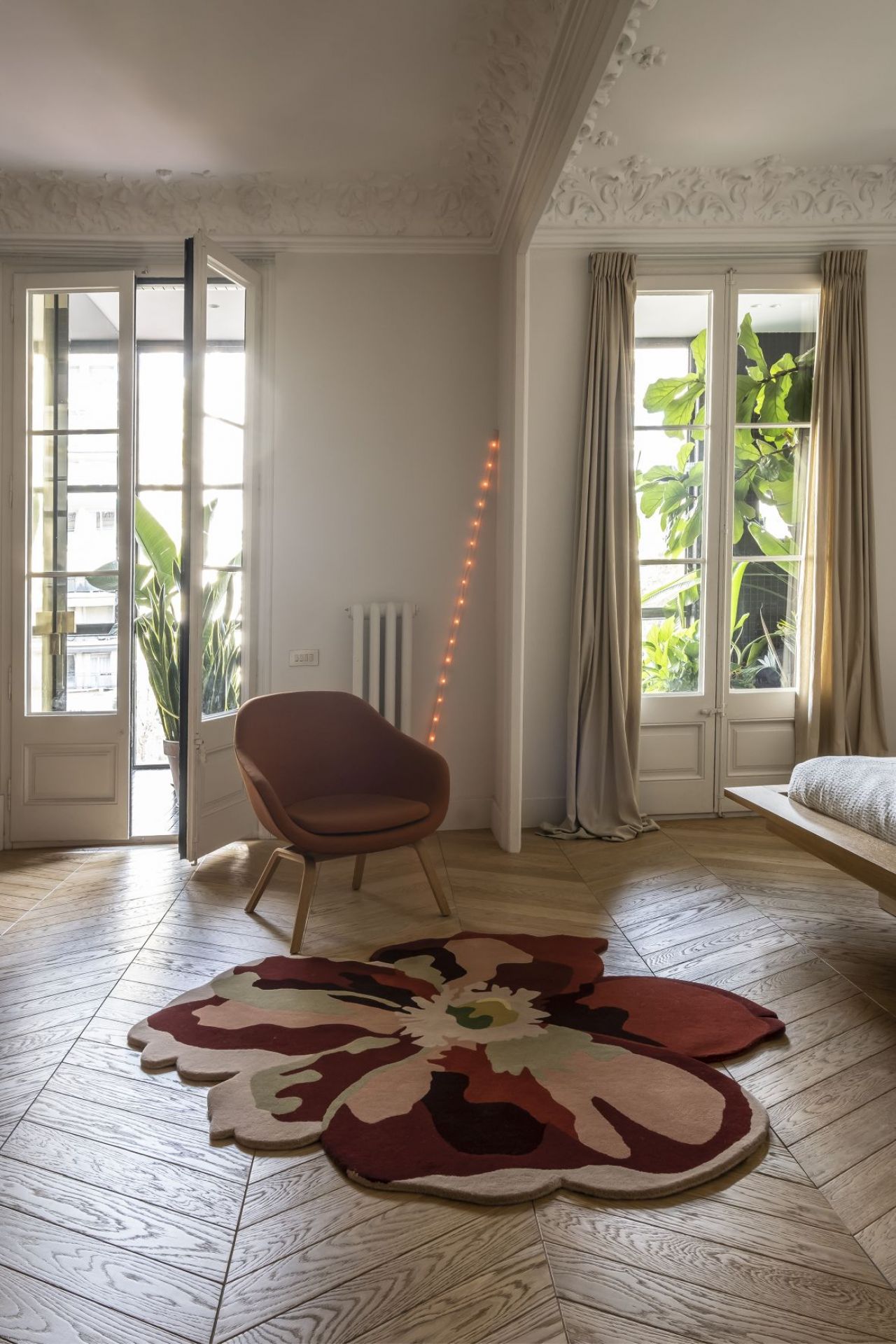 Flora Bloom 2 Carpet 170x150 cm Nanimarquina