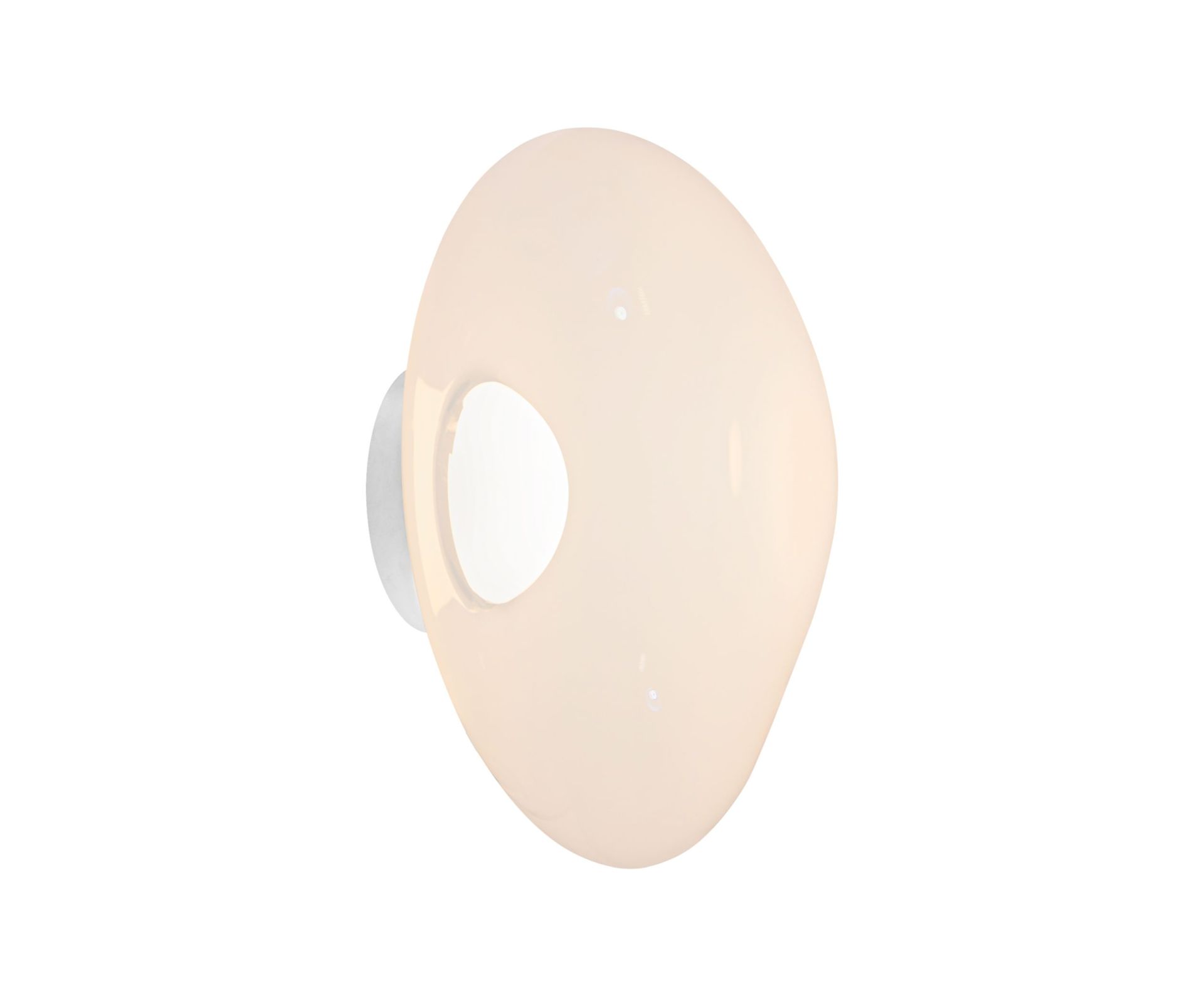 Melt Surface LED Wall Light Opal - Silver Tom Dixon