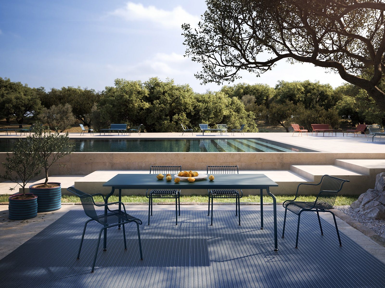 South Outdoor Dining table Magis