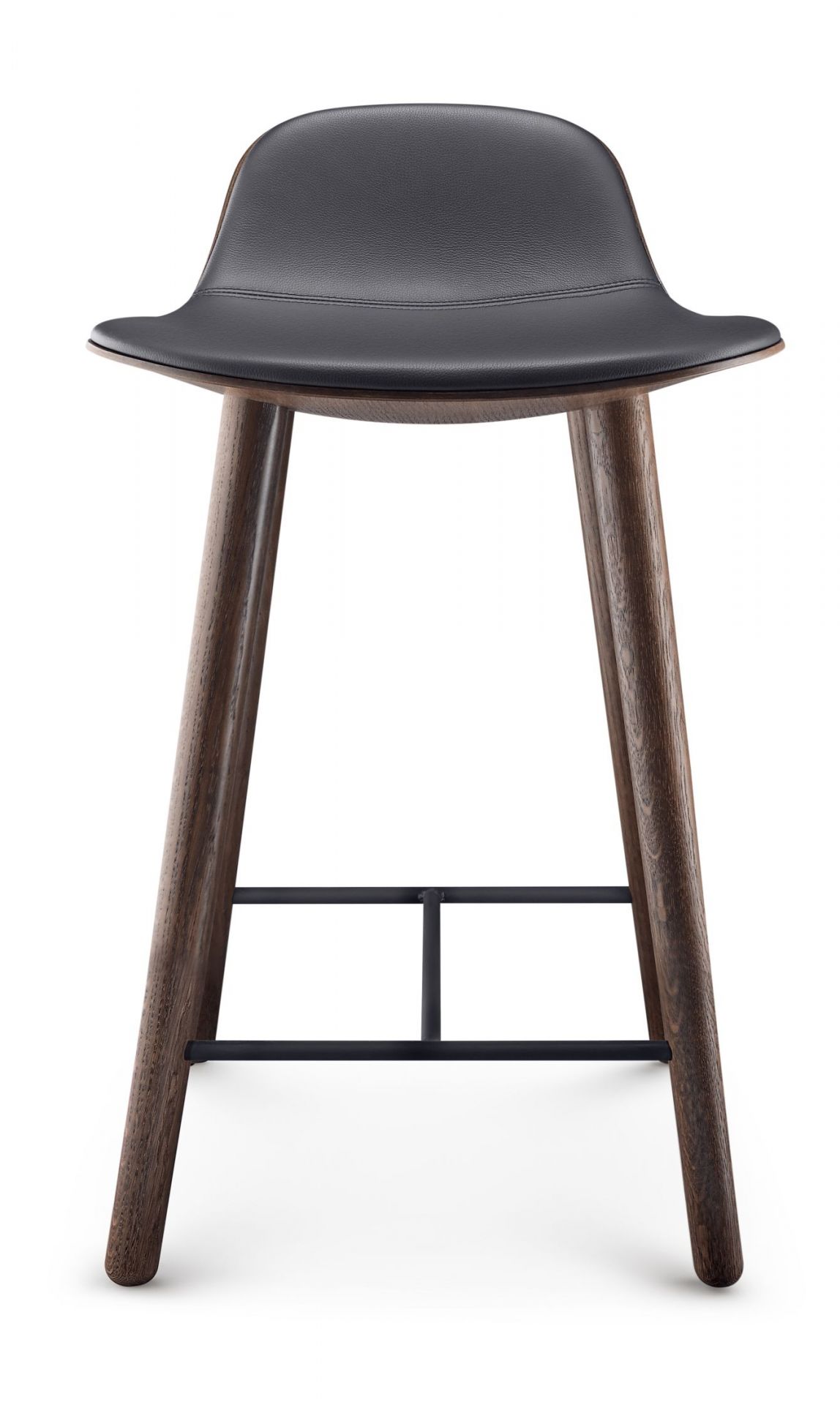Abalone bar stool H 81 cm smoked oak Eva Solo