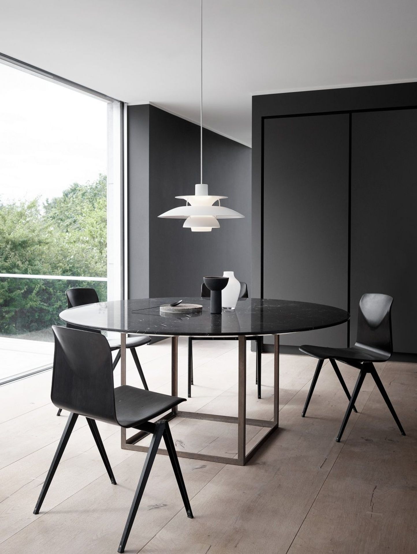 PH 5 Monochrome Pendant light Louis Poulsen Pale Blush