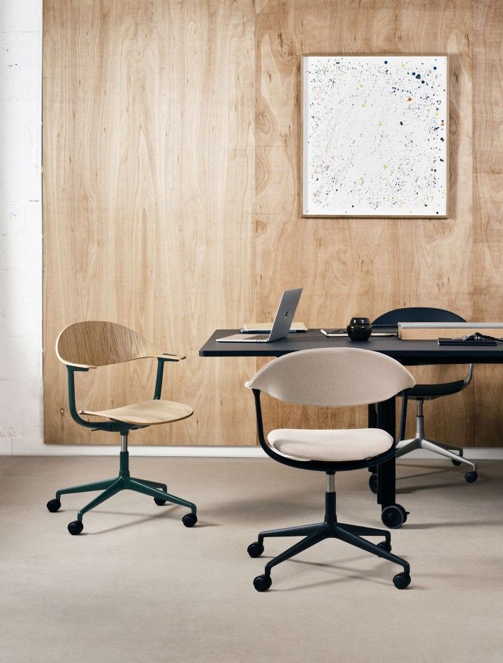 Mynt back and seat plastic office swivel chair Vitra