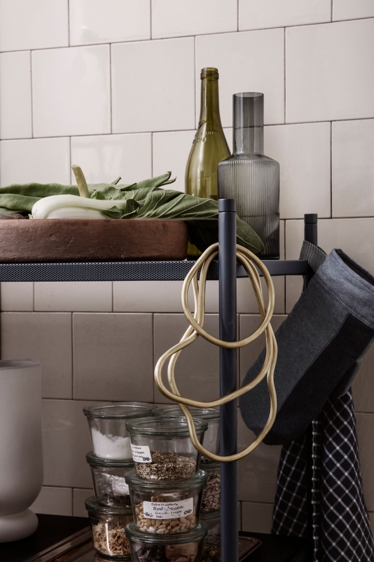 Ripple Carafe Smoke Grey Ferm Living SINGLE PIECES