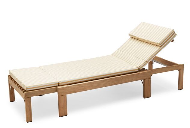 Riviera Cushion Seat Cushion for Riviera Sunbed Outdoor Skagerak Golden Yellow Stripe
