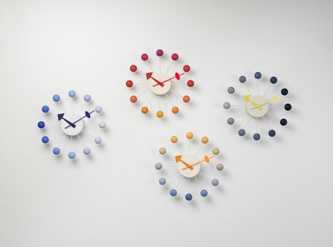 Ball Clock Wall Clock Sunrise Vitra LIMITED EDITION  