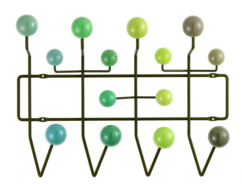 Eames Hang it all wardrobe green Vitra