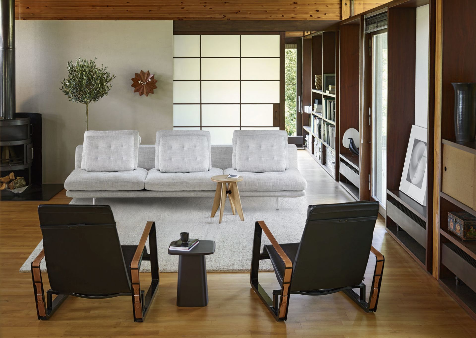 Tabouret Bois stool Vitra
