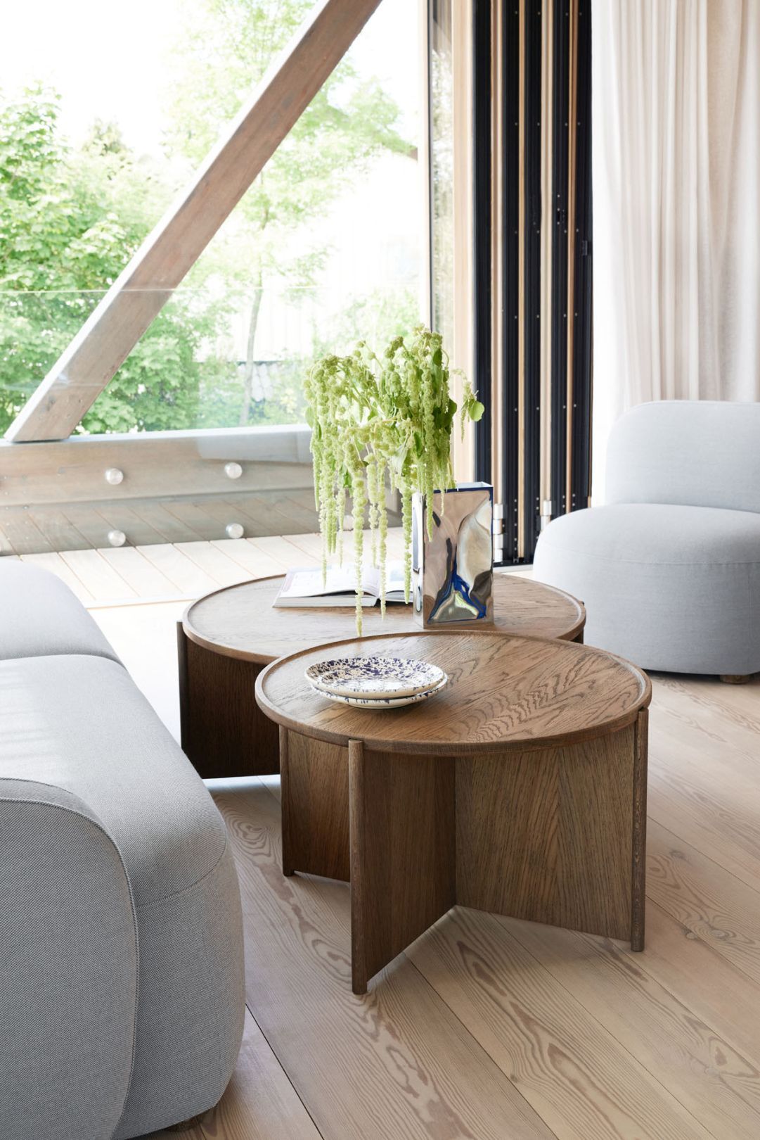 Cling Coffee table Ø70cm light oak Northern