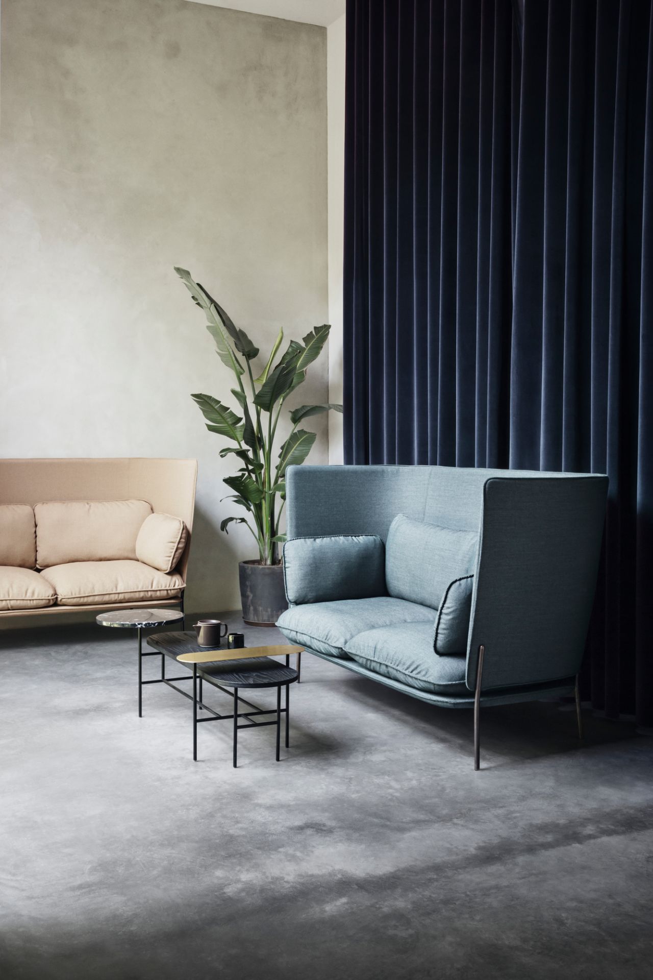 Cloud 2-Seater Sofa Highback LN6 AndTradition
