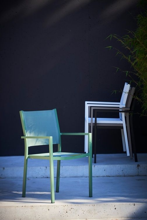 Fiam Aria outdoor stacking chair Jan Kurtz