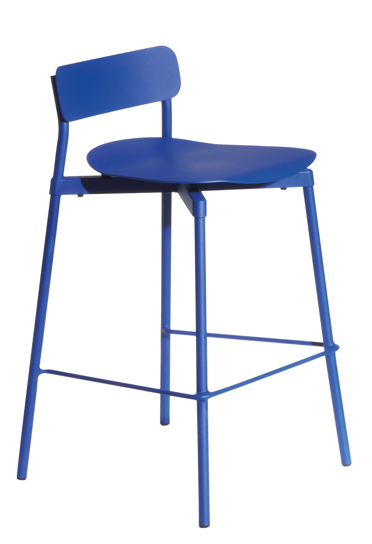 Fromme Barstool Bar Stool H 65 cm Petite Friture Blue Fromme Barstool Bar Stool H 65 cm Petite Friture Blue