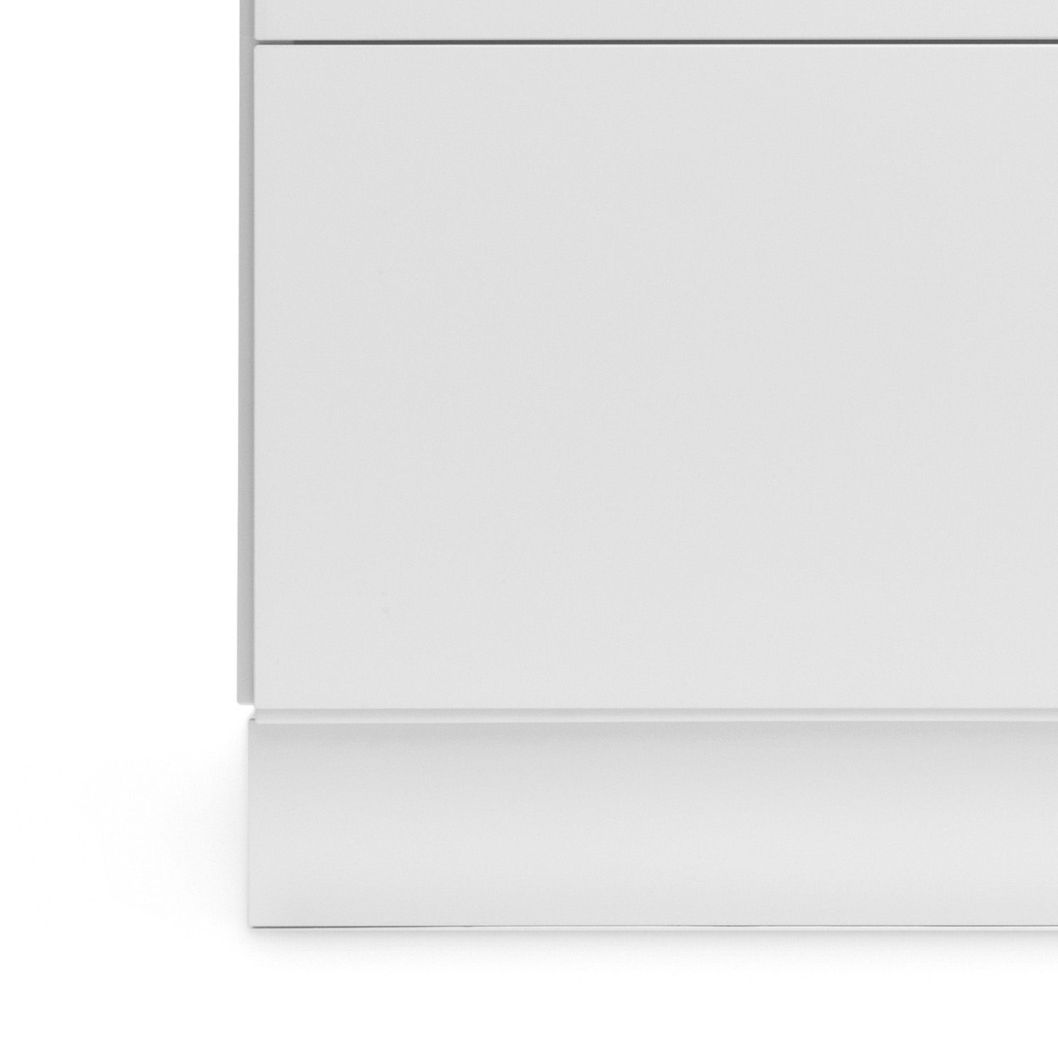 Relief Plinth for Chest of Drawers W123cm white String Furniture