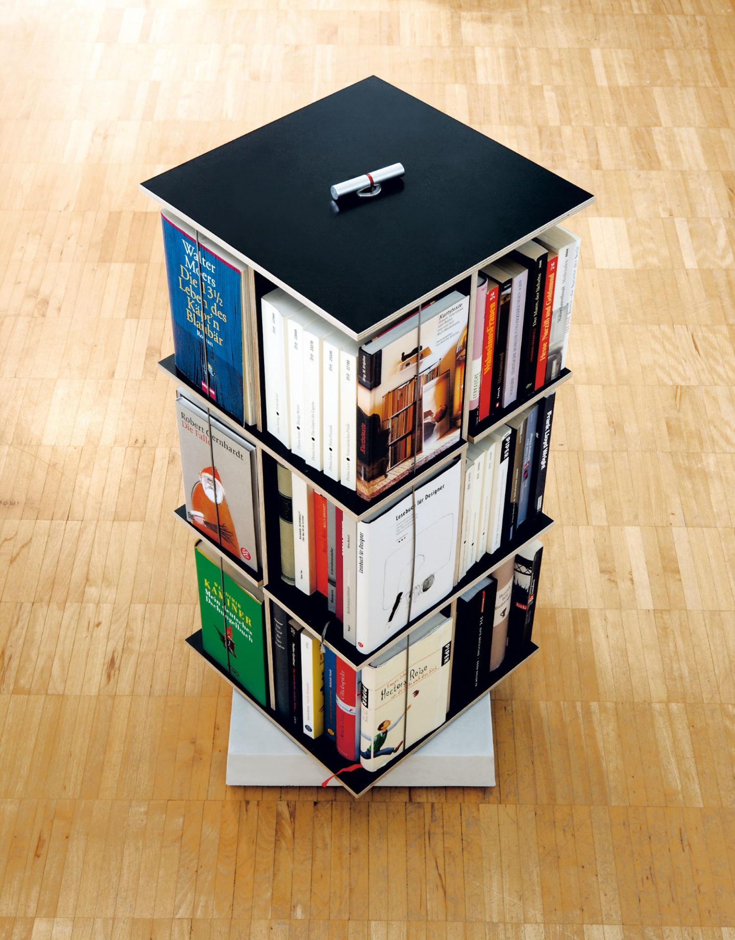 Buchstabler bookshelf, dvd-shelf Nils Holger Moormann