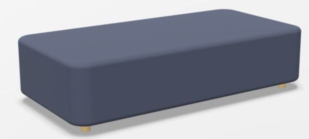Mezza seating element Sofa Cascando