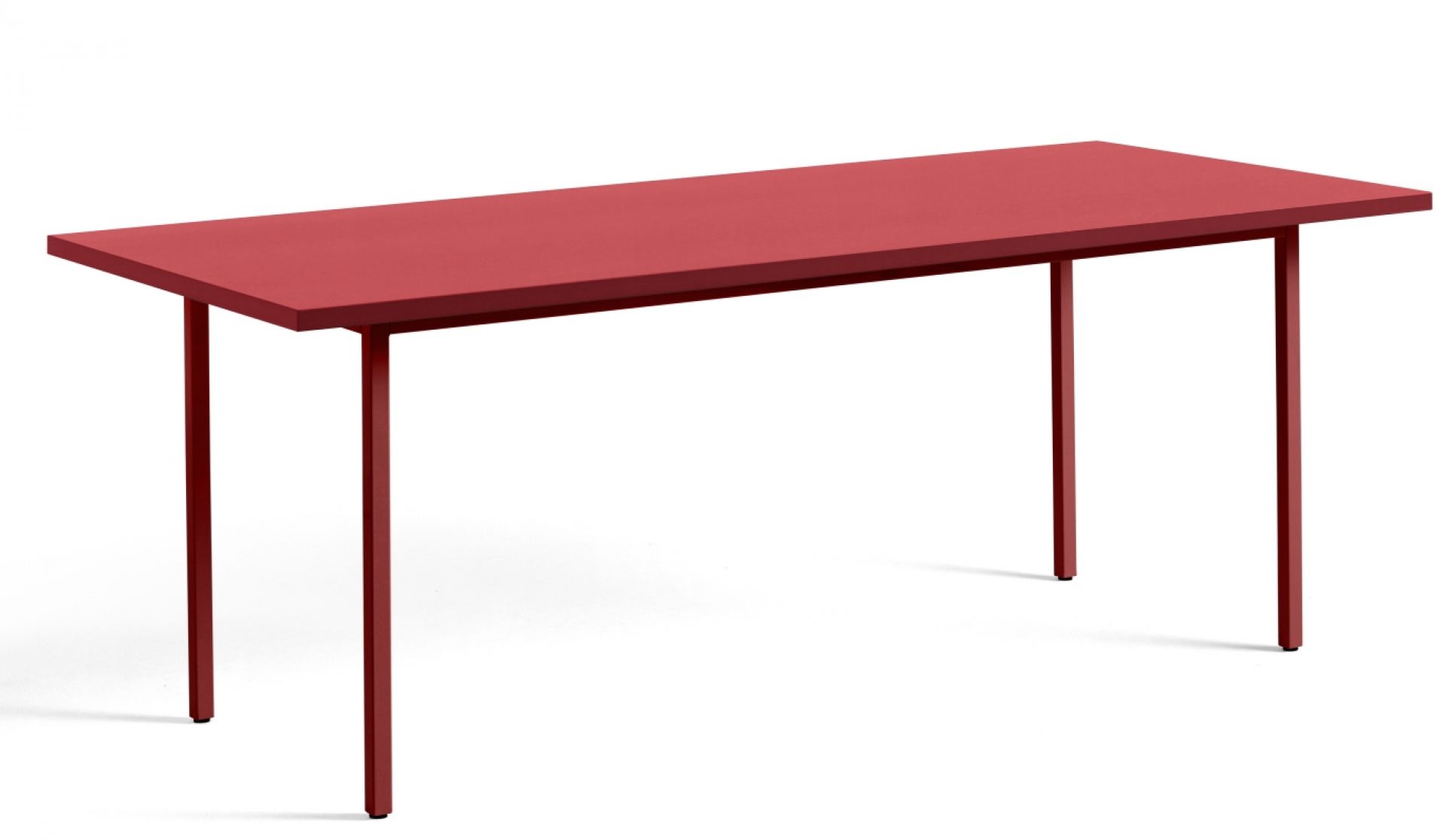  Two Colour Table Table Length 200 cm Hay Red - Maroon red