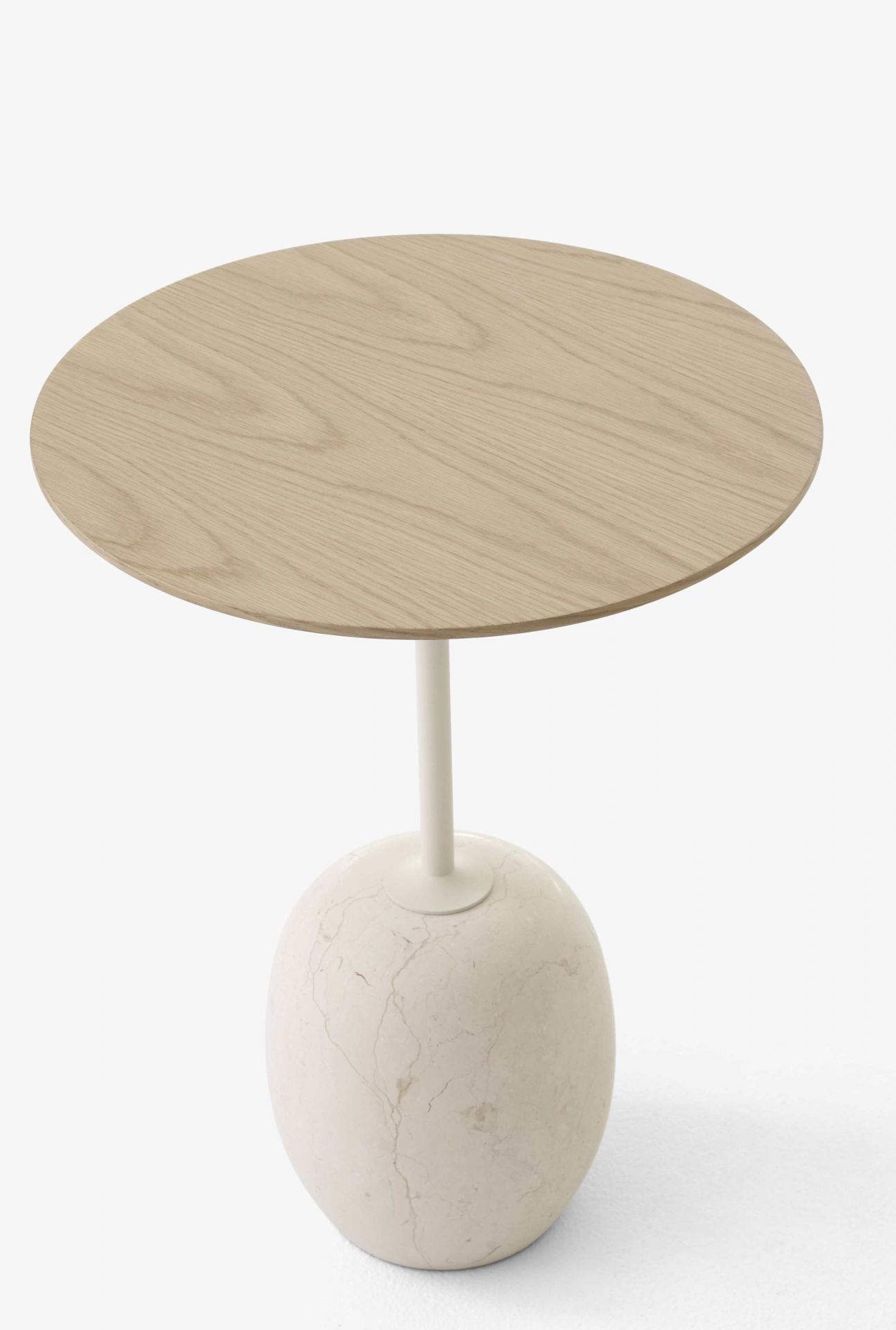 Lato LN8 / LN9 side table with Wooden top AndTradition 