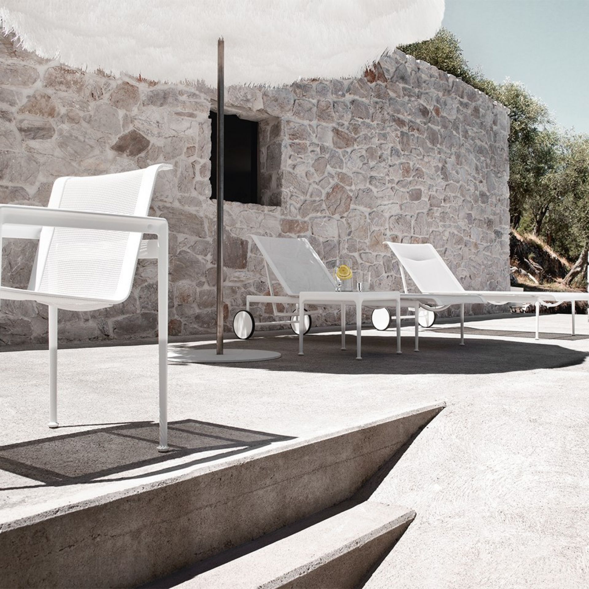 Richard Schultz 1966 sun lounger Knoll International 
