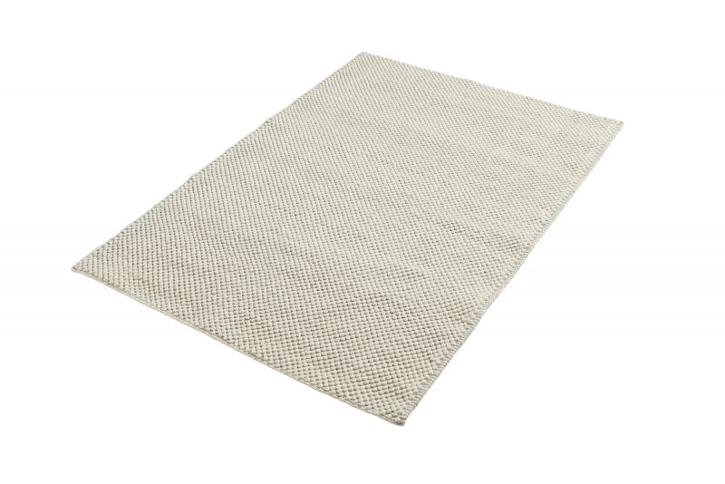 Tact Carpet T170 x B240 cm White Grey Woud SINGLE PIECES