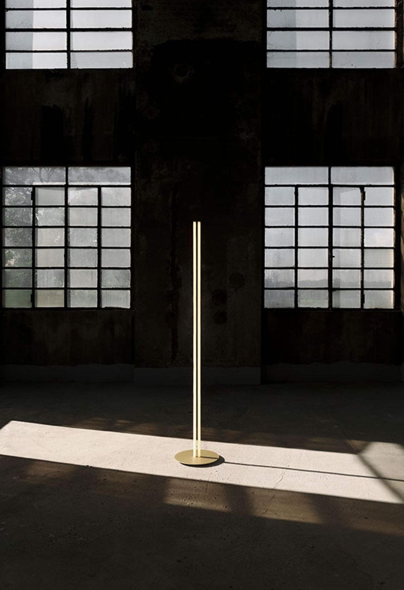 Coordinates F Floor lamp LED Champagne Flos SINGLE PIECES
