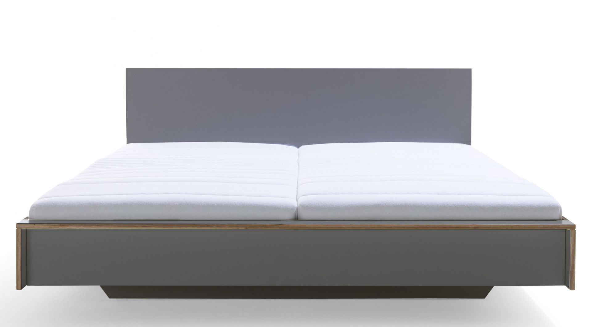 Headboard for Flai double bed anthracite Müller Möbelwerkstätten