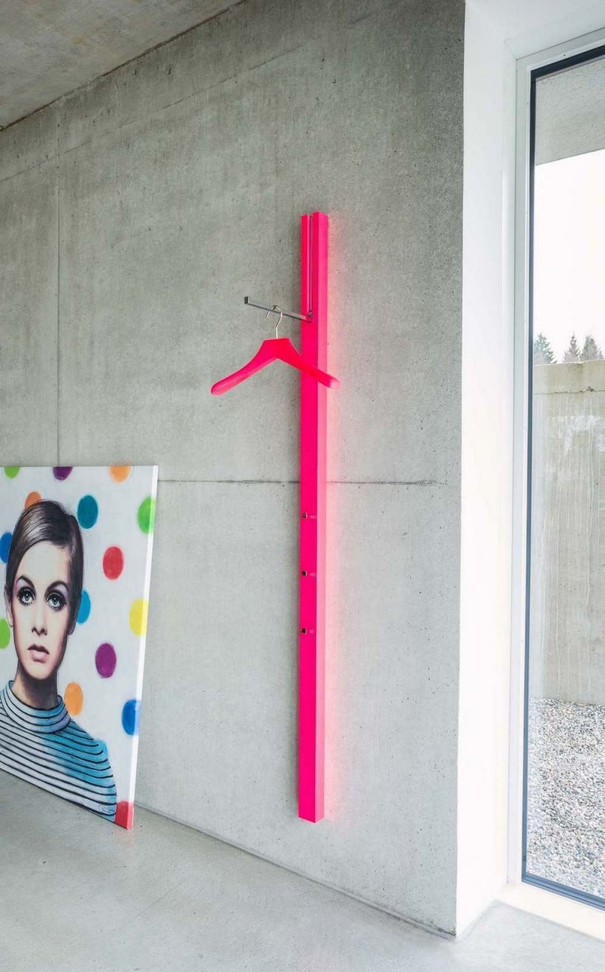 0112. Coat Hanger Citrus Yellow / Hook Chrome Matt Schönbuch