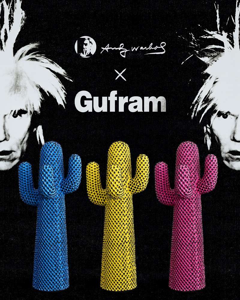 ANDY WARHOL X GUFRAM Andy's Cactus Wardrobe Gufram LIMITED EDITION SINGLE PIECES