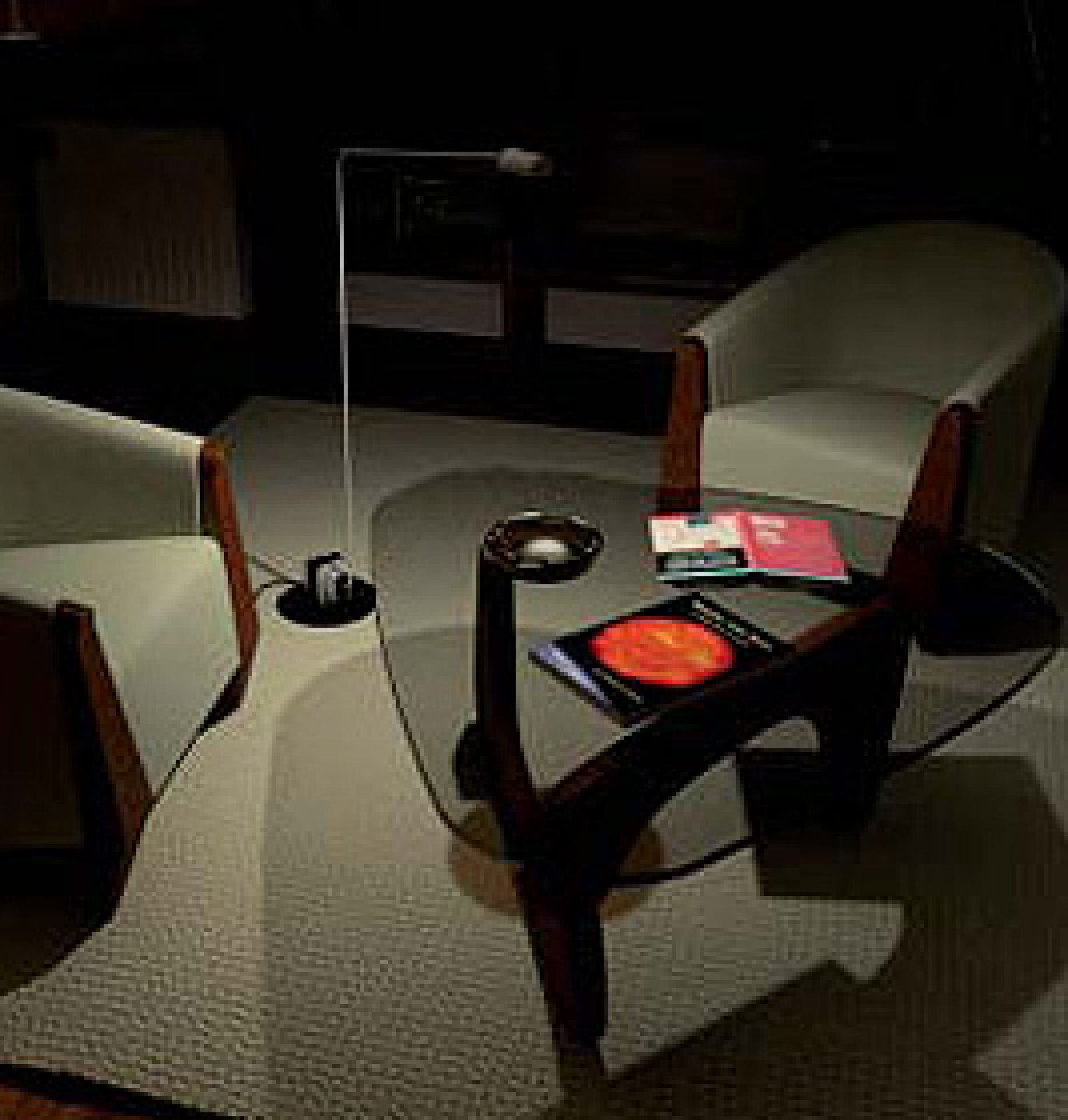 Daphine Terra LED Floor Lamp brushed nickel Lumina