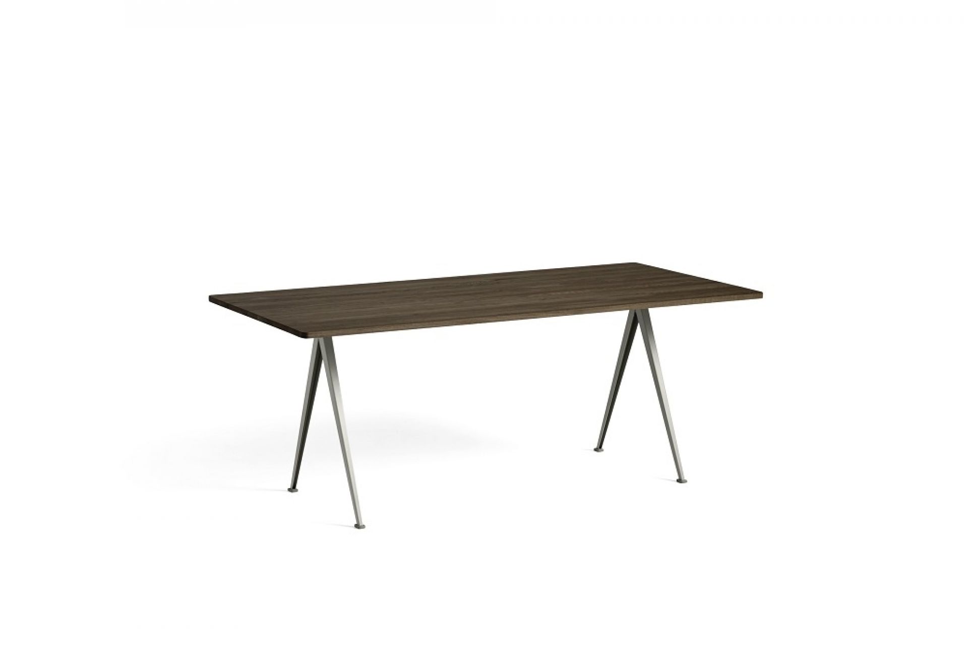 Pyramid Table 02 Dining table Hay Oak smoked beige L 190 x D 85