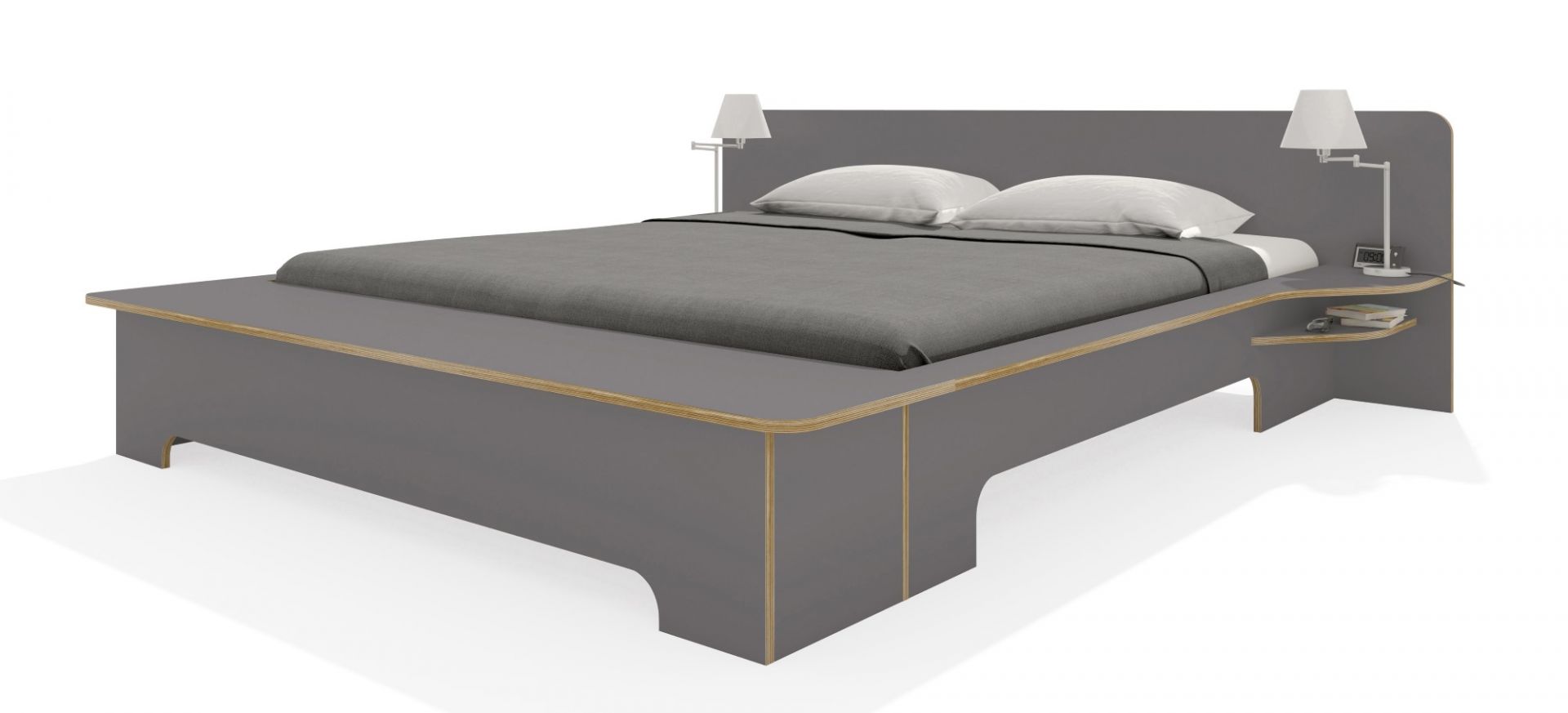 Plane Double bed Müller Möbelwerkstätten